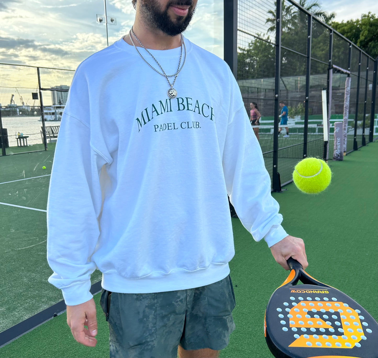 Miami Beach Padel Club crewneck